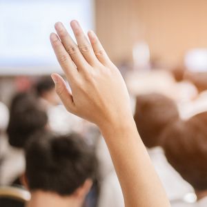 Raised hand
